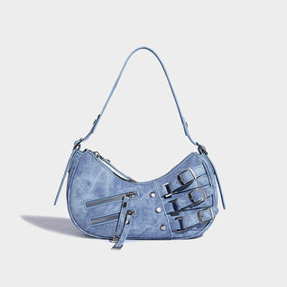 Jasmin LunaEdge Buckle Crescent Hobo Bag