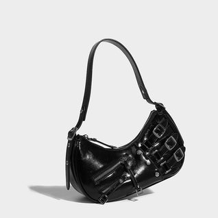 Jasmin LunaEdge Buckle Crescent Hobo Bag