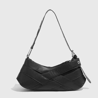 Elysian Buckle-Strap Shoulder Bag