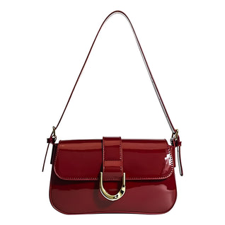 Jasmin Crimson Grace Vegan Leather Shoulder Bag